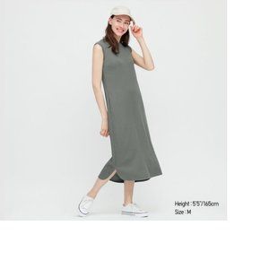 Uniqlo Waffle Sleeveless Long Bra Dress